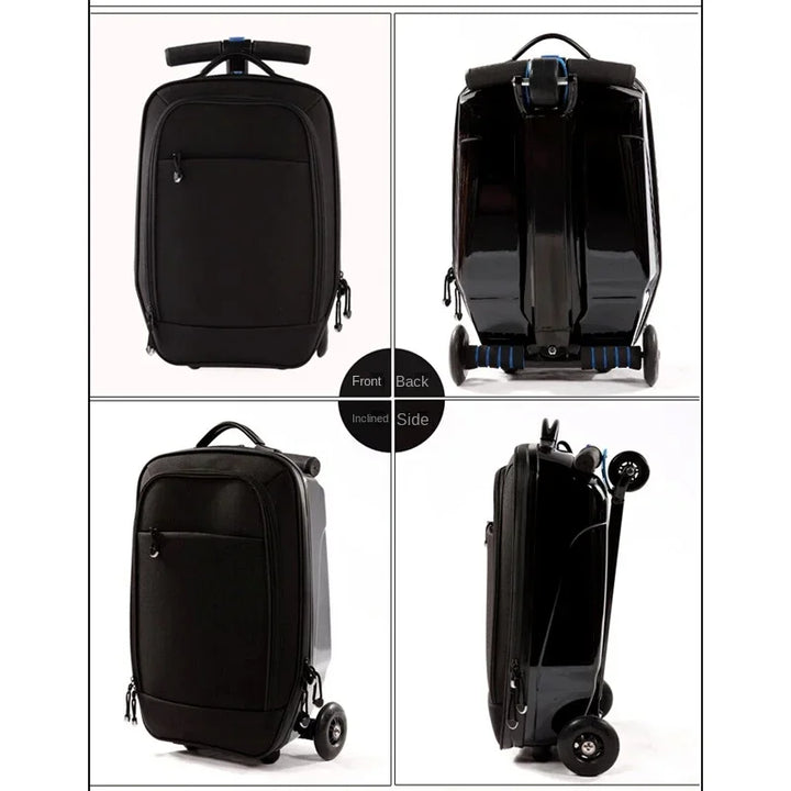 Compacte Oslo kinder stepkoffer, perfecte reiskoffer en reisaccessoire. Handbagage met stepfunctie voor actieve jeugd.