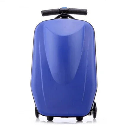 Handige kinder stepkoffer Oslo, geschikt als handbagage. Actieve reiskoffer en scooter voor plezierige jeugdvakanties.