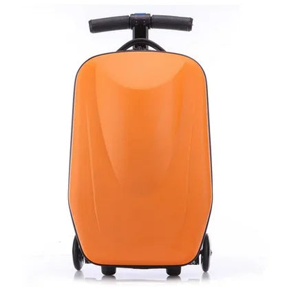 Stijlvolle Oslo kinder stepkoffer voor avontuurlijke reizen. Compacte handbagage reiskoffer met step voor jeugd.