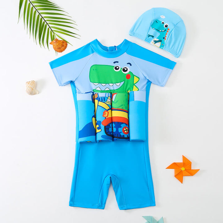 Drijfvest voor kinderen in vrolijke kleuren. Veilige zwemhulp voor peuters en kleuters, waterplezier.