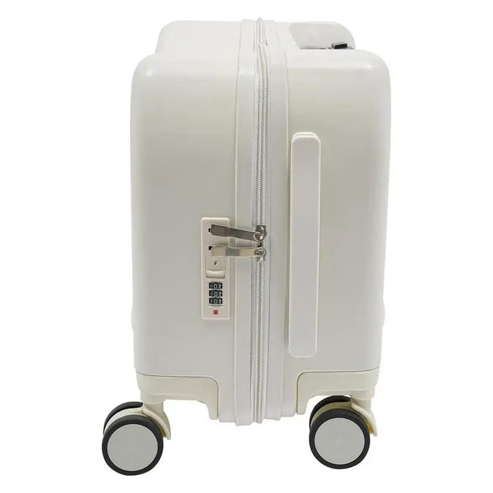 Compacte kinderkoffer met cartoon olifant, stevige bagage voor jonge avonturiers.