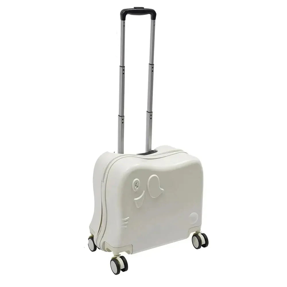 Kinderkoffer olifant, een robuuste trolley speciaal ontworpen voor jonge reizigers.