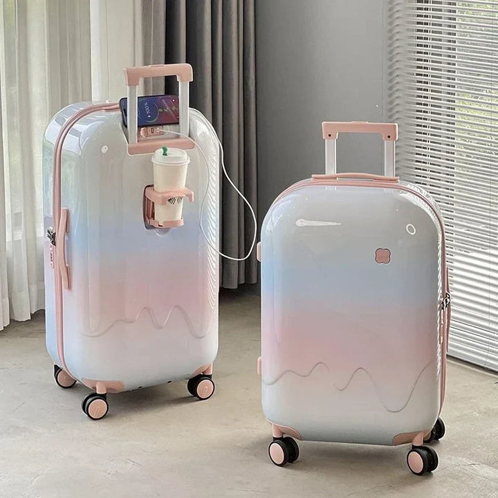 Veilige kinderkoffer met veiligheidsslot, ideale kinderbagage voor vakantieavonturen en reizen.