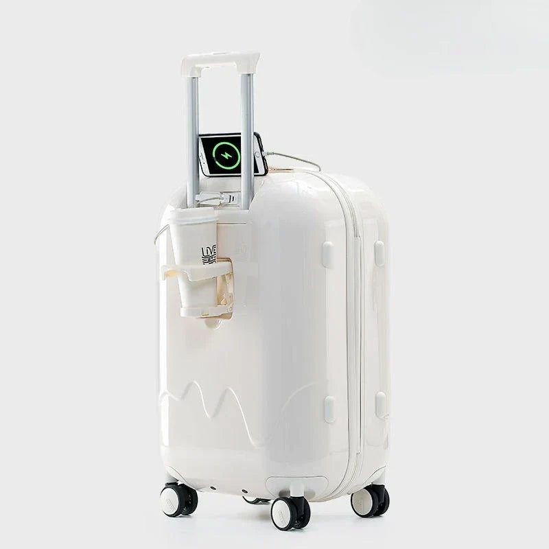 Mooie kinderkoffer Sevilla, kindvriendelijke trolley met veiligheidsslot voor plezierige vakanties.