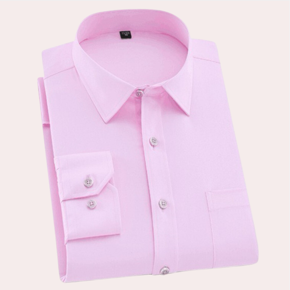 Klassiek Felix herenoverhemd, kreukvrij & strijkvrij. Slim fit design voor een zakelijke of casual look. Comfortabele stretch.