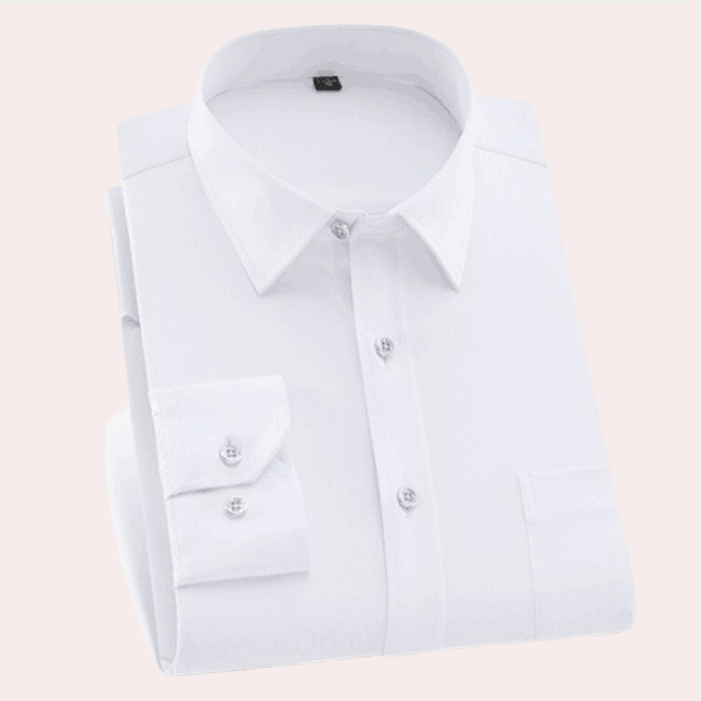 Elegant slim fit herenoverhemd Felix. Stijlvol en strijkvrij, ideaal voor zowel zakelijke als casual gelegenheden. Comfortabel.