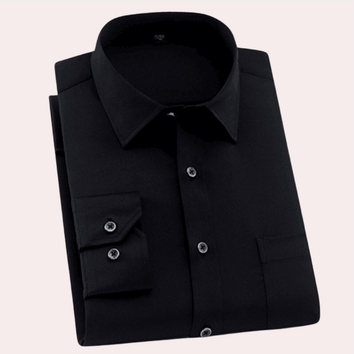 Klassiek Felix herenoverhemd: kreukvrij, slim fit, strijkvrij. Comfortabel stretch overhemd, ideaal voor een stijlvolle herenmode.