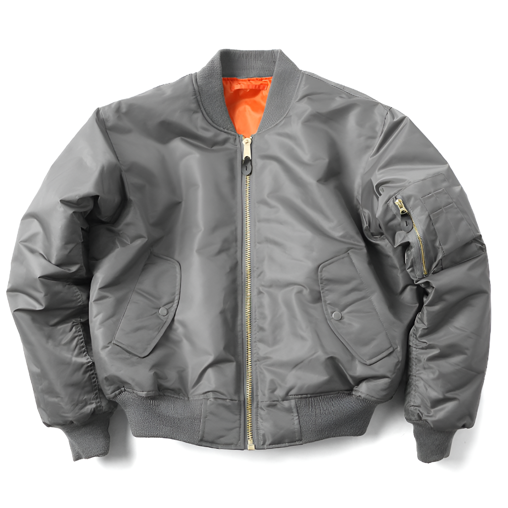 Warm unisex bomberjack, geschikt voor milde winters, lente en herfst. Casual en klassieke bovenkleding.