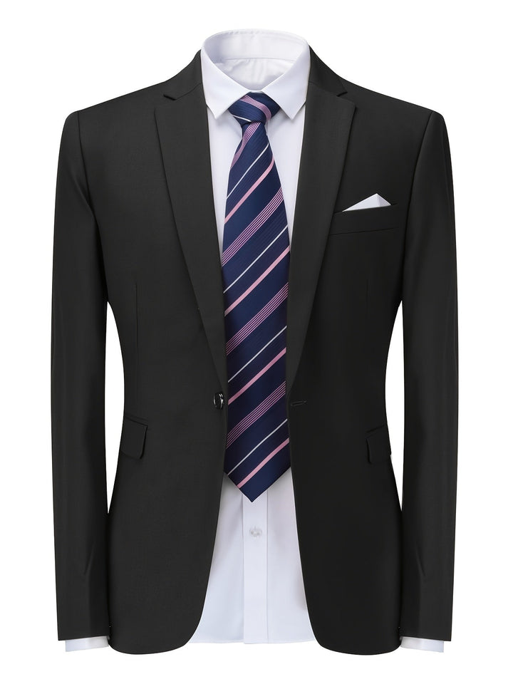 Zakelijke herenblazer, klassiek en stijlvol. Essentieel colbert voor formele evenementen en het kantoor.