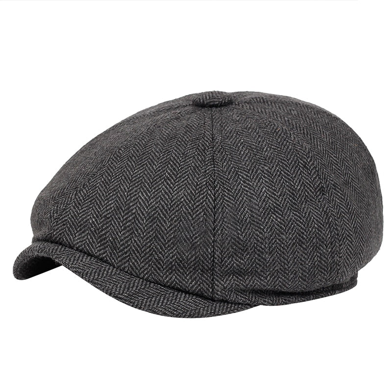 Klassieke heren flatcap Arthur in vintage stijl. Tijdloze newsboy pet, stijlvol hoofddeksel voor heren.