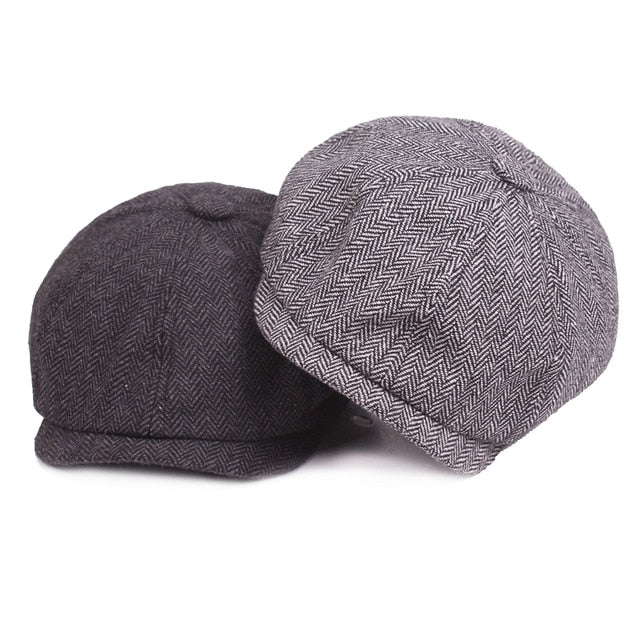Heren pet Arthur, een klassieke flatcap in vintage stijl. Tijdloze newsboy pet voor een stijlvolle look.