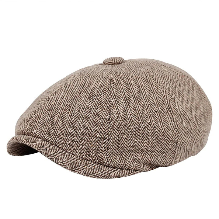 Heren flatcap Arthur, klassieke newsboy pet in vintage stijl. Stijlvol hoofddeksel met tijdloze elegantie voor heren.