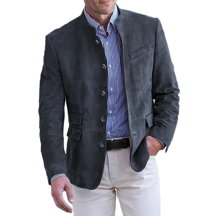 Tijdloze herenjas Maxim. Stijlvolle en duurzame klassieke jas, ideaal voor comfortabele, veelzijdige looks.