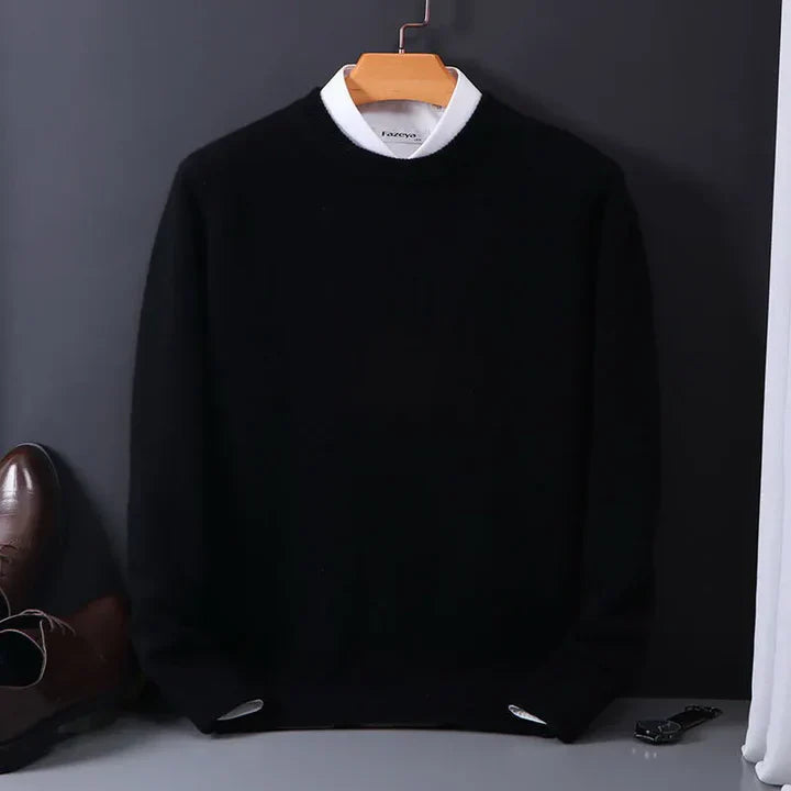 Luxe en comfortabele kasjmier herentrui, perfect voor warme en stijlvolle herenmode in de winter.