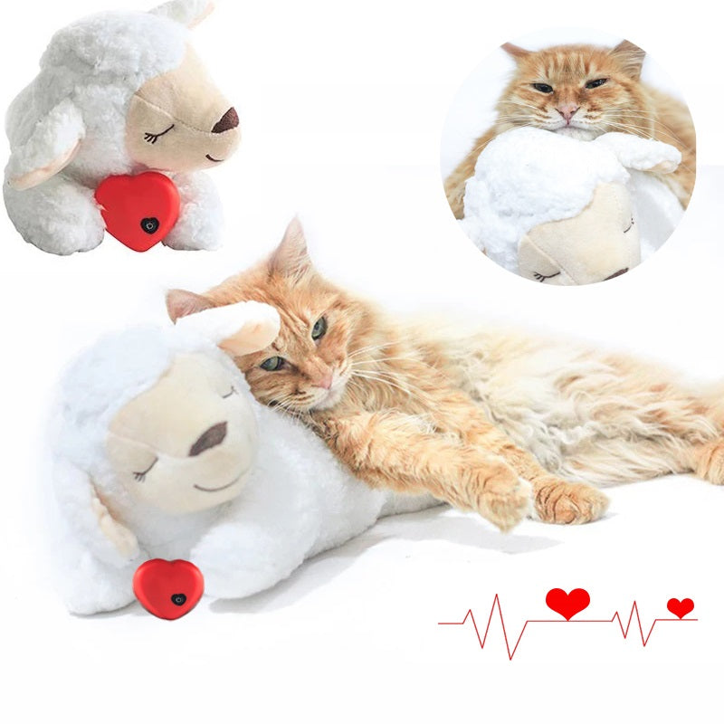 Het innovatieve KnuffelBuddy huisdierenspeelgoed, ontworpen om stress en angst bij honden te verminderen.