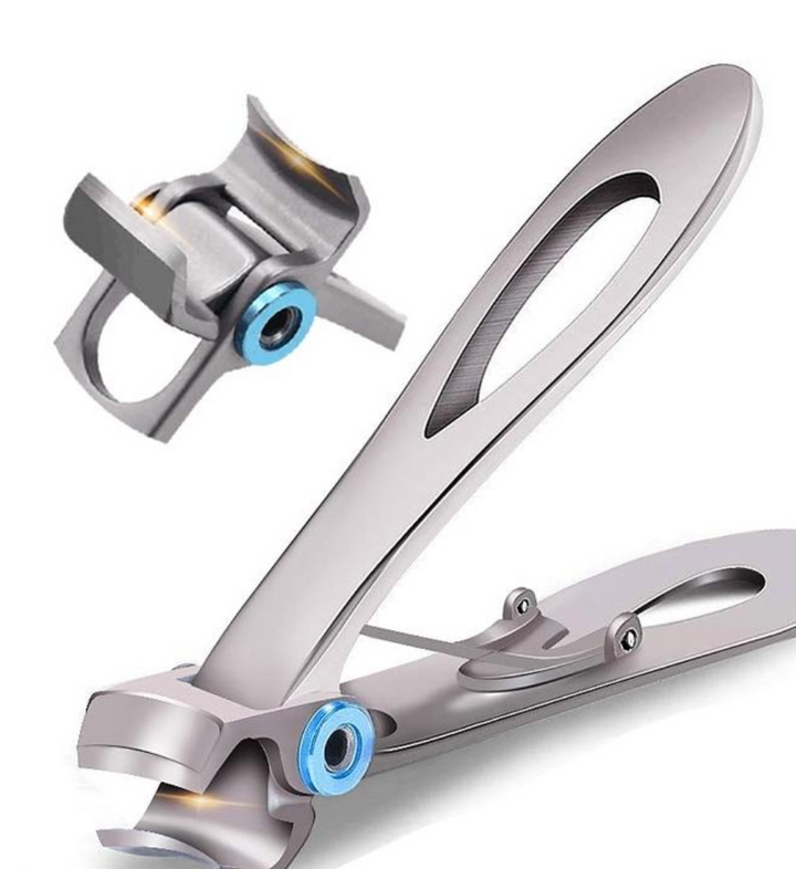 Krachtige XL teennagelknipper voor dikke en ingegroeide nagels, ideaal voor pedicure en voetverzorging.