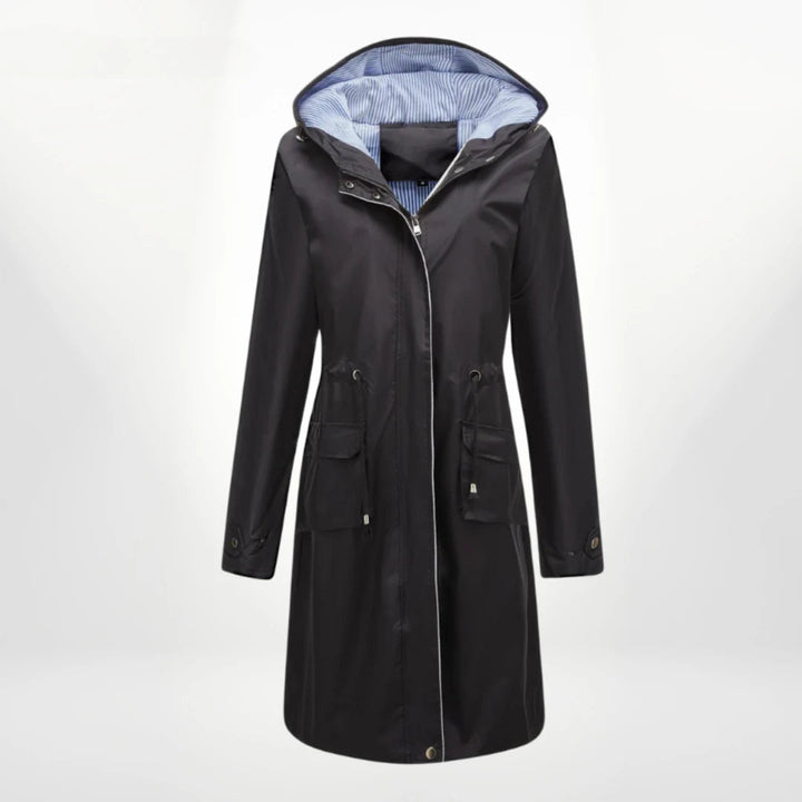 Lange dames anorak jas met capuchon, stijlvol en veelzijdig voor dagelijks gebruik. Mode en comfort voor vrouwen.
