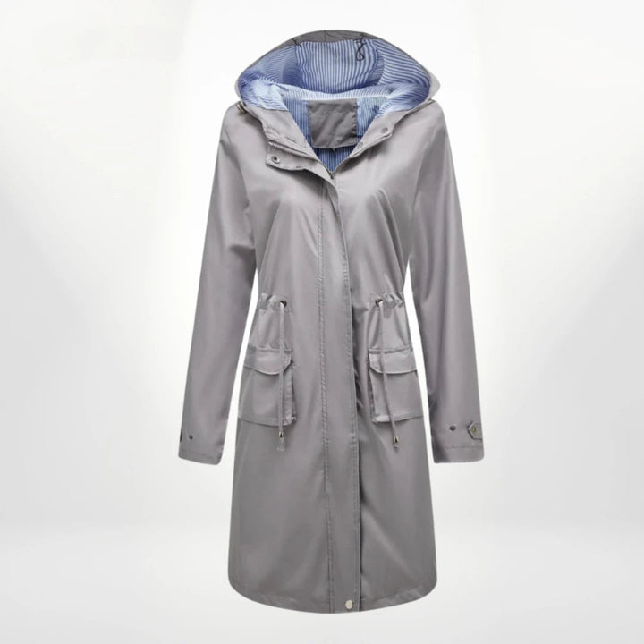 Moderne lange anorak damesjas met capuchon. Veelzijdig en comfortabel, een must-have voor elke vrouw.