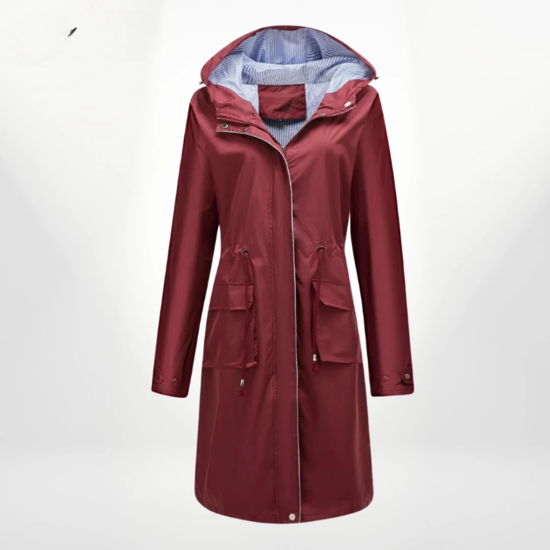 Elegante en casual lange anorak damesjas met capuchon. Veelzijdige kleding die comfort en stijl combineert.