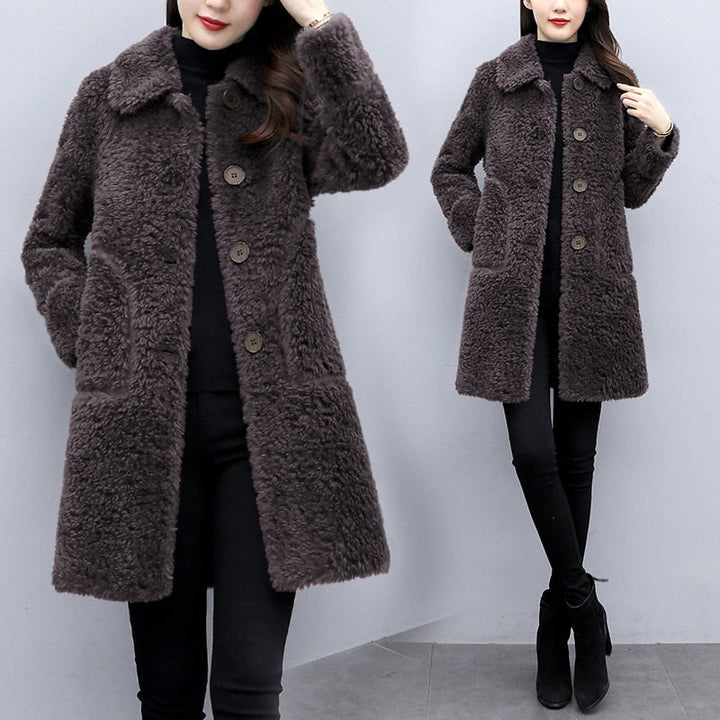 Lange damesjas AlisonsJacket, stijlvol en warm voor elk seizoen. Elegante bovenkleding voor dames.