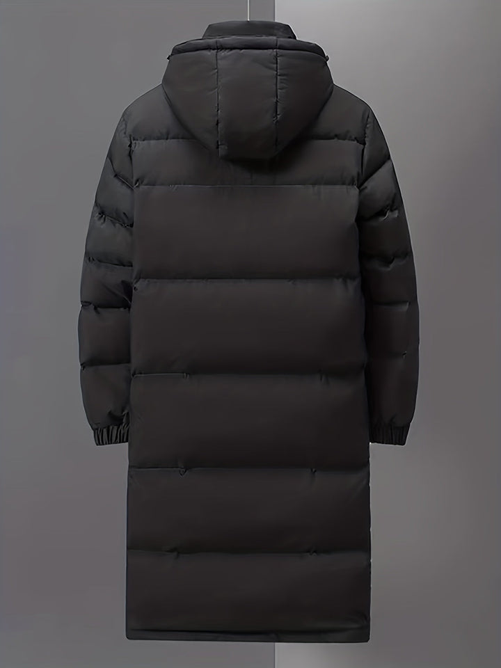 Witte lange dames parka pufferjas, stijlvolle winterjas voor casual wintermode. Comfortabele en warme outerwear.