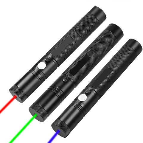 Rode laserpointer met verstelbare focus, langeafstand, perfect voor presentaties en outdoor gebruik.
