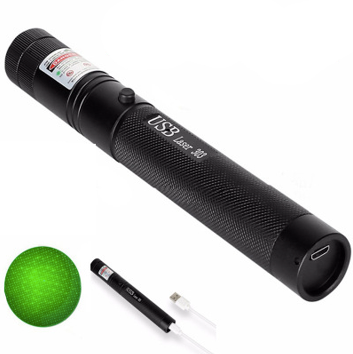 Precisie langeafstand laserpointer, oplaadbaar, ideaal voor presentaties en instructie buiten.