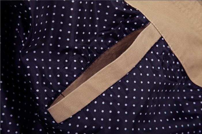 Stijlvolle winterjas voor heren in slim fit model met katoenlook