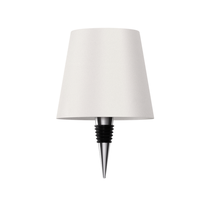 Praktische en stijlvolle LED flessenlamp, dimbaar en oplaadbaar voor gezellige avonden als tafellamp.
