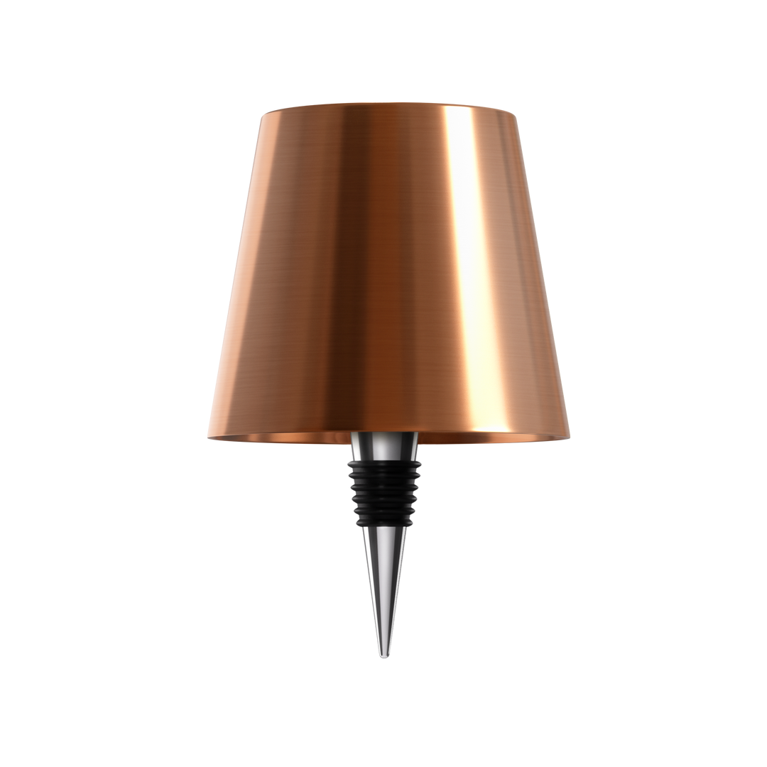 Deze LED flessenlamp biedt RGB verlichting en is draadloos. Perfect voor een feestelijke sfeer.