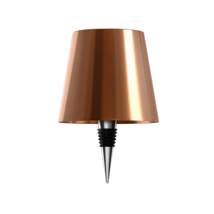 Deze LED flessenlamp biedt RGB verlichting en is draadloos. Perfect voor een feestelijke sfeer.