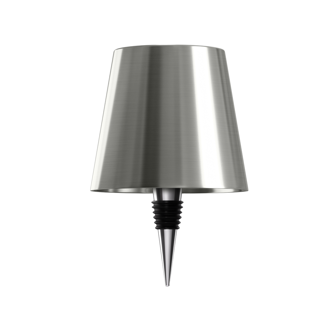 Draagbare LED flessenlamp voor sfeervolle accenten. Eenvoudig op te laden en overal te plaatsen.