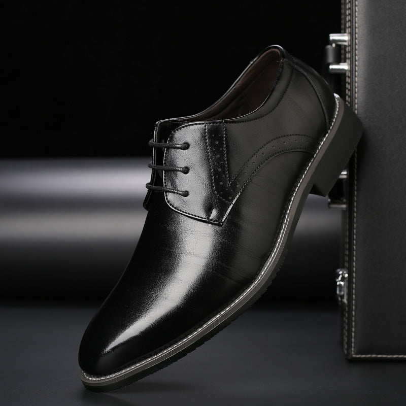 Lennard heren brogue veterschoenen; elegante en comfortabele formele schoenen voor elke gelegenheid.
