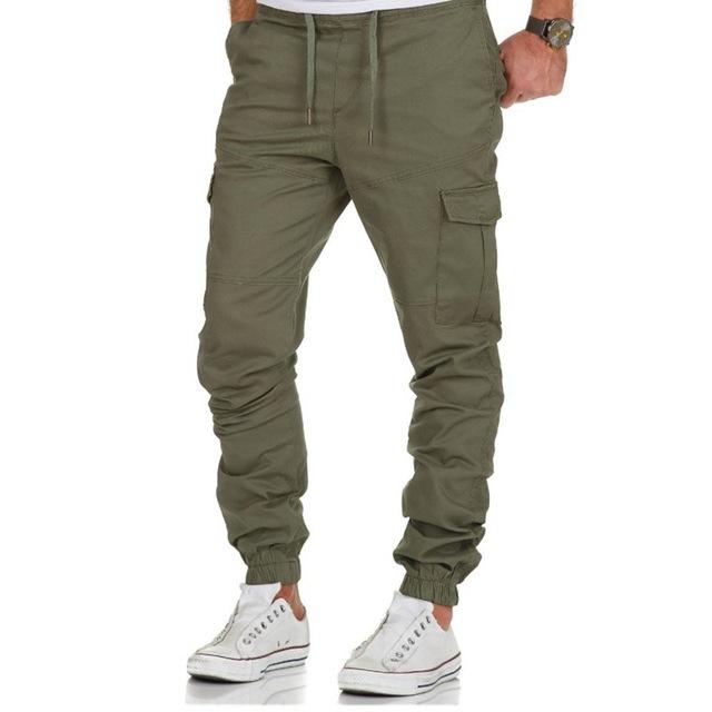 Stijlvolle casual cargobroek voor heren met trendy tapered design