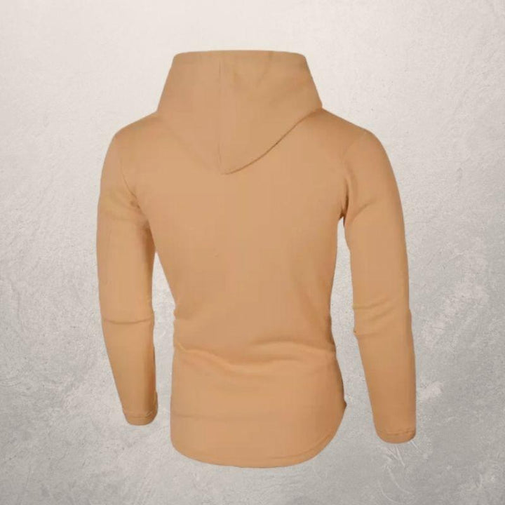 Comfortabele en stijlvolle LiamsShirt slim fit heren hoodie, een moderne trui voor dagelijks gebruik.