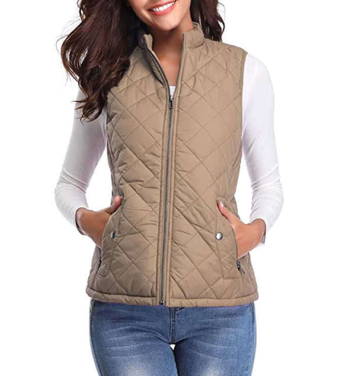 Comfortabele lichtgewicht Lara bodywarmer voor dames, ideaal voor frisse lente- of herfstdagen.