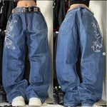 Blauw met Print