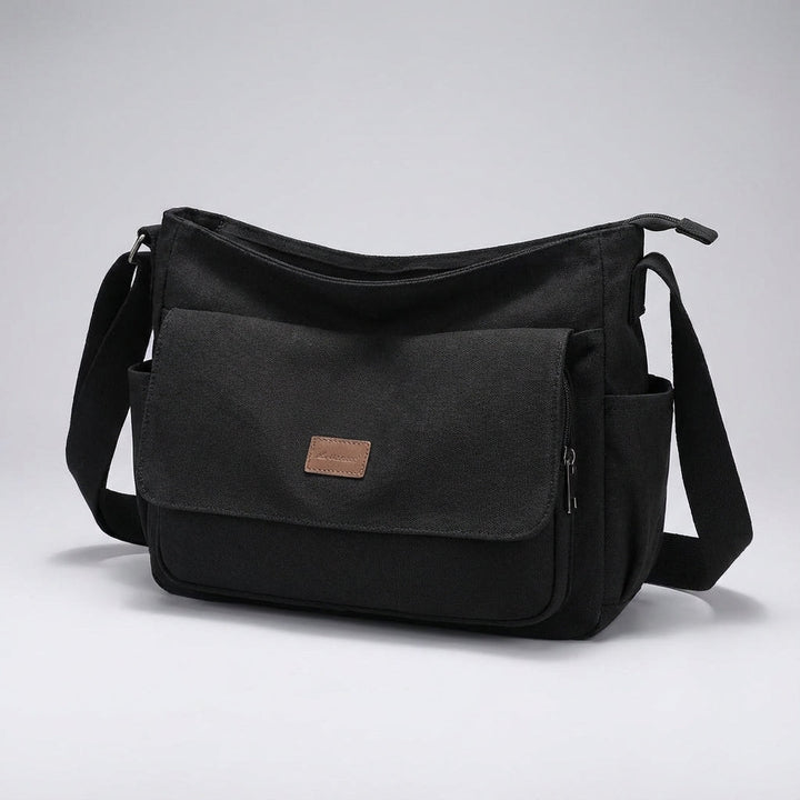 Stijlvolle unisex laptop schoudertas voor werk, school of dagelijks gebruik. Comfortabel & georganiseerd.
