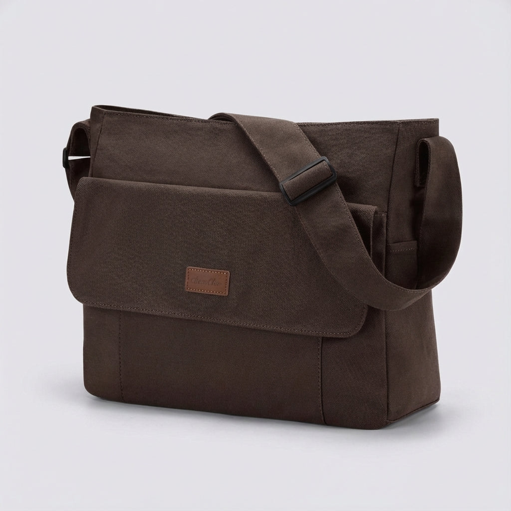 Comfortabele Satchelix pendeltas voor laptops. Perfect voor forenzen, werk en school, met handige organisatie.