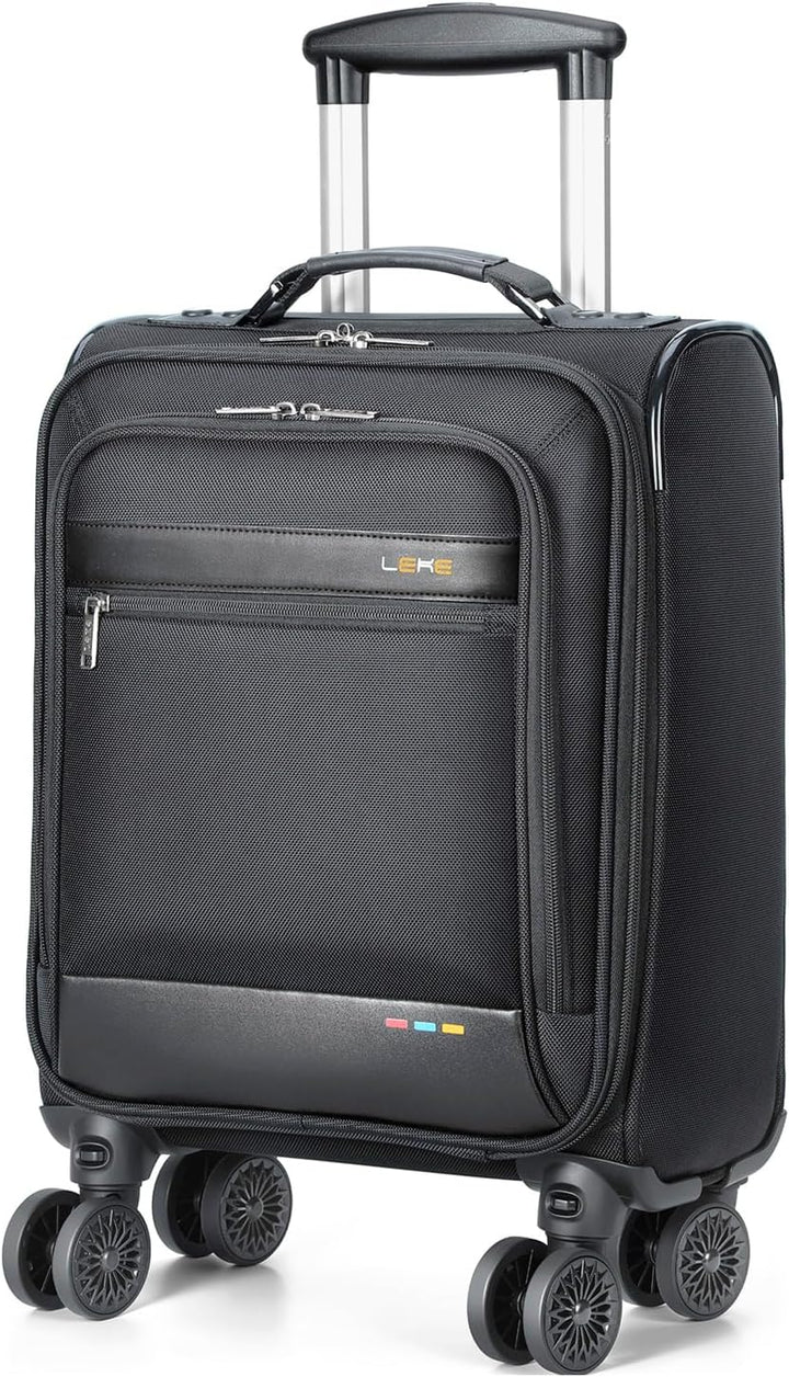 Lichtgewicht handbagage koffer met wieltjes, uitbreidbaar voor extra ruimte. Ideaal voor korte reizen en vakanties.