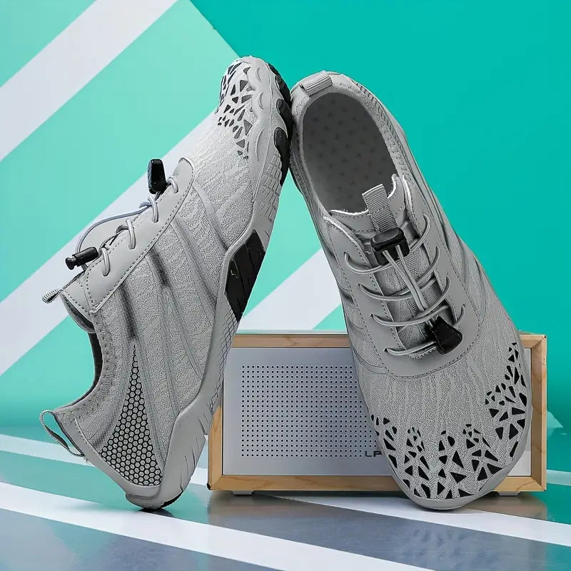Sneldrogende heren waterschoenen met antislipzool, essentieel voor watersport en veiligheid.