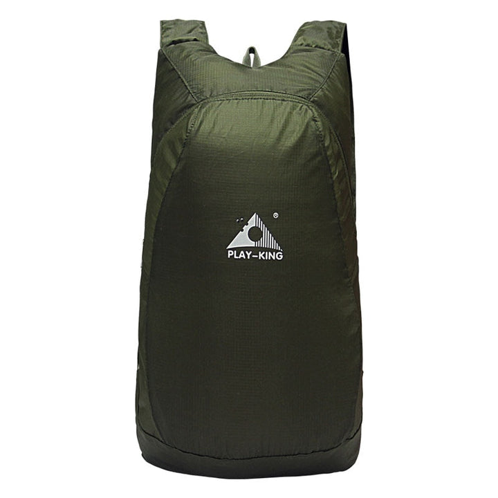 Duurzame lichtgewicht rugzak 20L voor buitenleven, wandelen of kamperen, waterbestendig polyester.