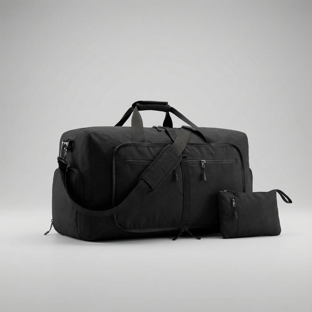 Ruime, opvouwbare reistas, ideaal voor weekendtrip of vakantie. Compact en lichtgewicht bagage.