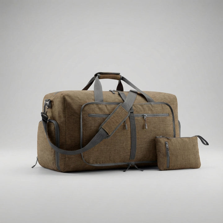 Lichtgewicht opvouwbare reistas, waterdicht en duurzaam. Handig voor sport, weekend of als extra bagage.