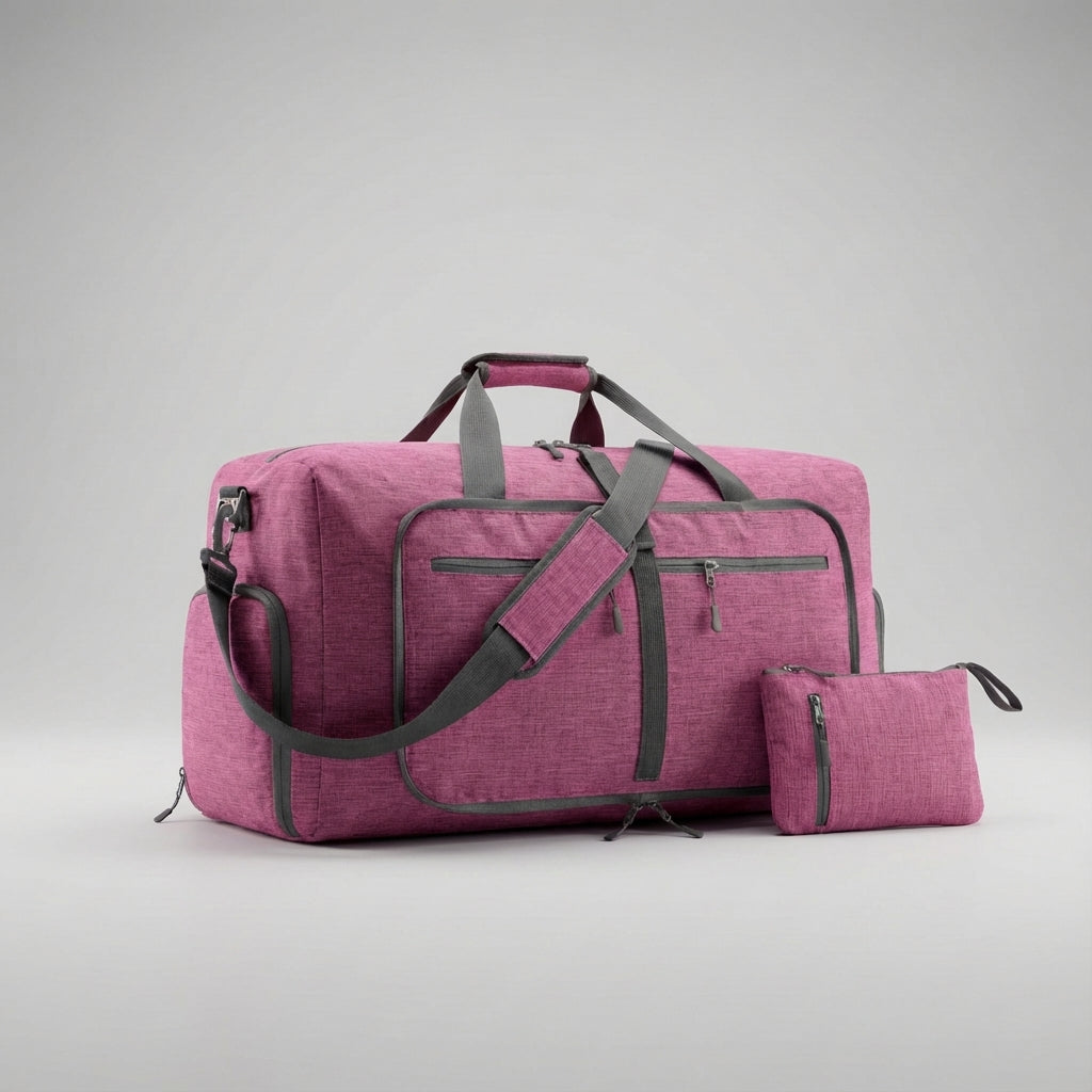 Veelzijdige opvouwbare reistas: perfect als sporttas, weekendtas of duurzame reisbagage.