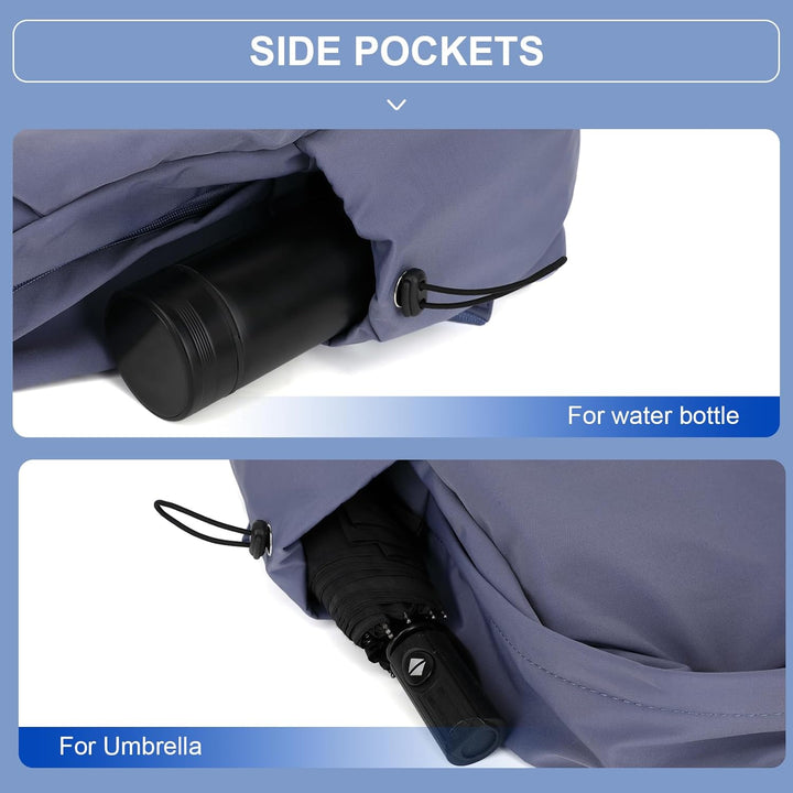 Georganiseerde unisex laptoprugzak, waterbestendig en lichtgewicht voor dagelijks gebruik.