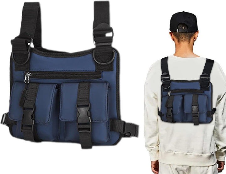 Lichtgewicht verstelbaar hardloopvest voor mannen, ideaal voor fitness en sport.