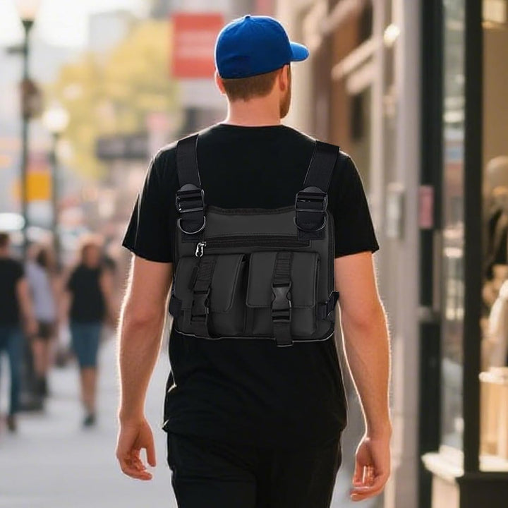 Comfortabel mannen hardloopvest, lichtgewicht met verstelbare banden, perfect voor training.