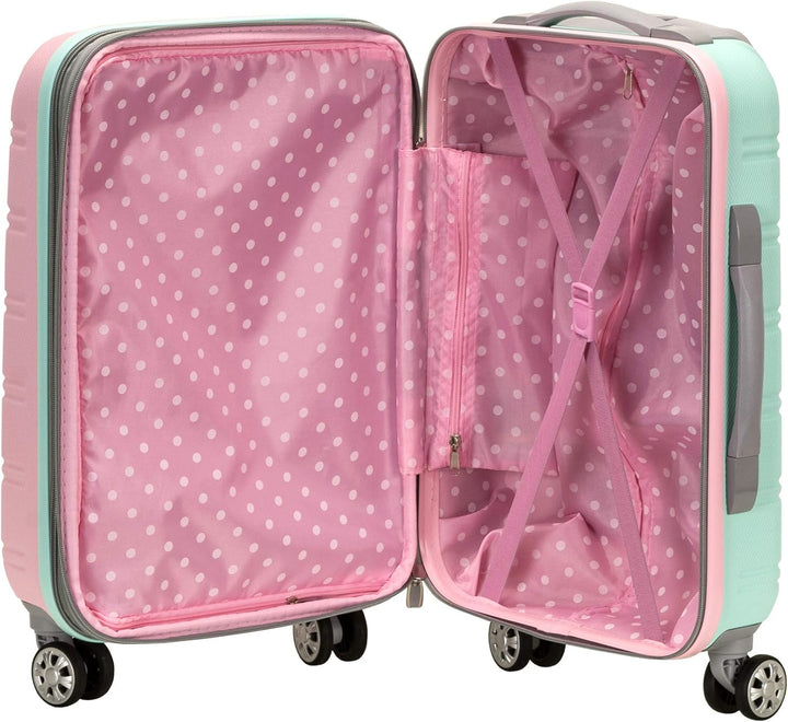 Veelzijdige lichtgewicht handbagage koffer, uitbreidbaar met dubbele spinnerwielen, perfect voor elk avontuur.