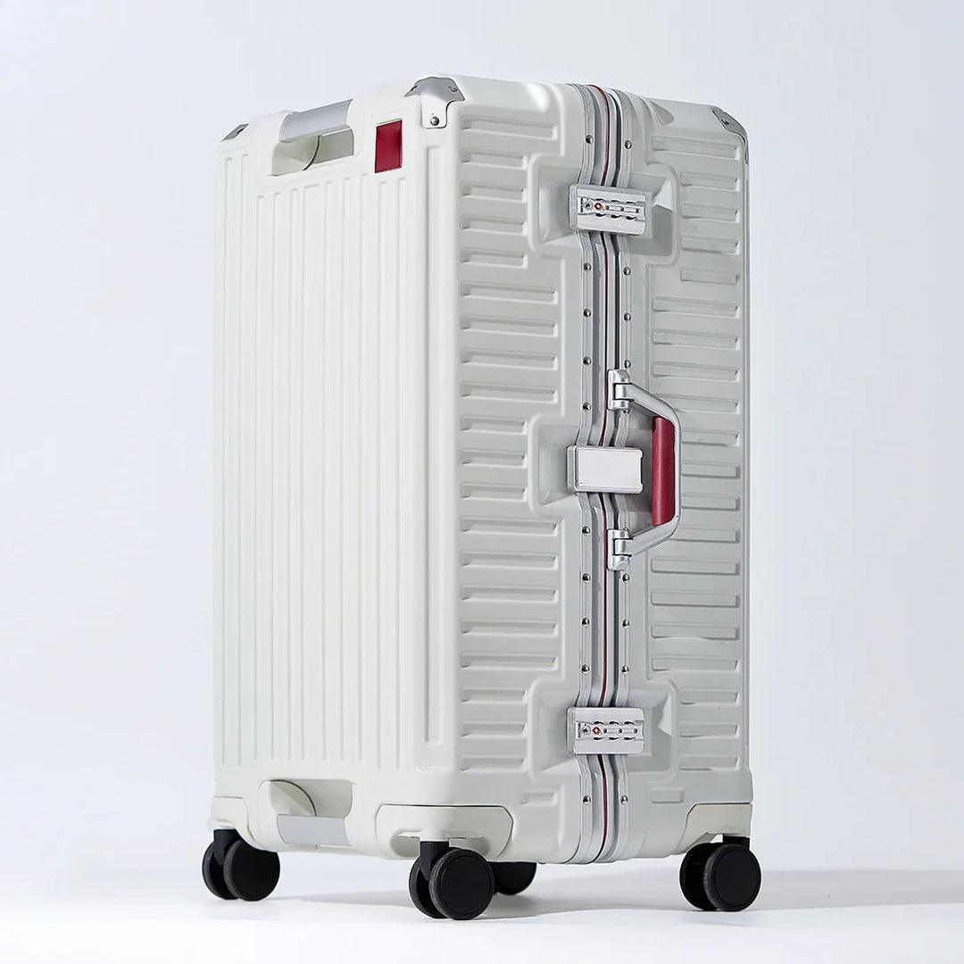 Lissabon hardcase handbagage koffer met breed handvat, TSA slot en stille 360° wielen, perfect voor citytrips.